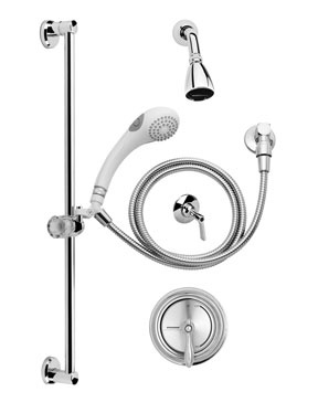 image of the Speakman ADA Compliant Pressure Balanced Handicap Shower Combination SM-3060