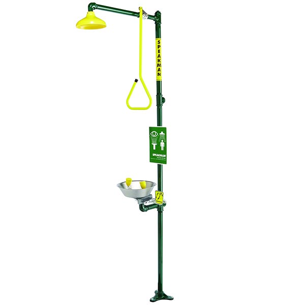 Speakman SE-690 combination emergency shower and eyewash