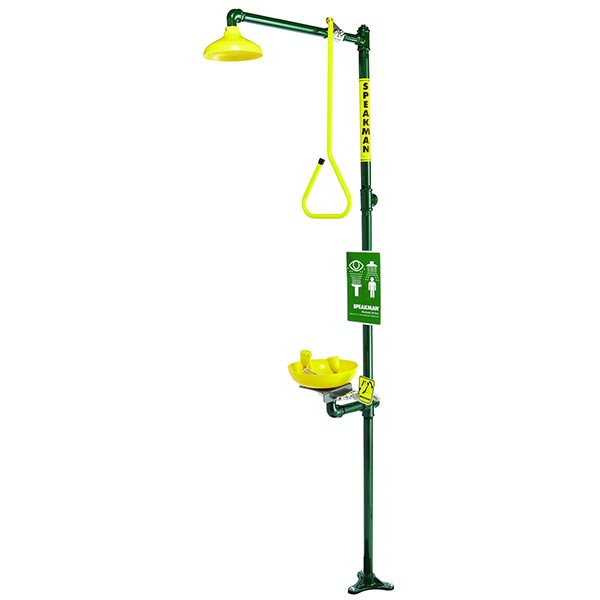 Speakman SE-695 combination emergency shower and eyewash
