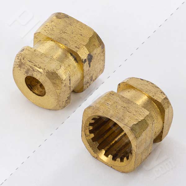 square handle insert 3-11 brass