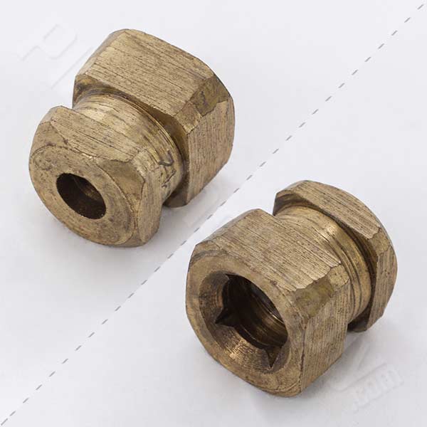 square handle insert 3-12 brass