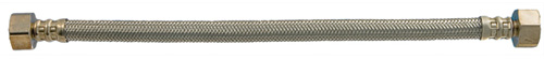 Braided stainless water supply line