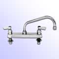 Fisher 8 inch center to center deck mount faucets with swing spout