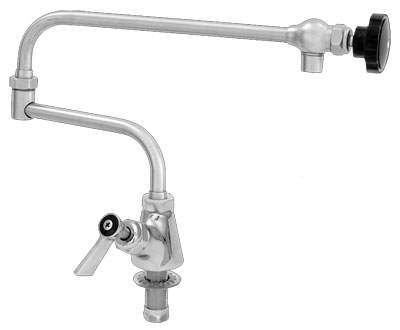 Fisher single hole deck mount pot filler