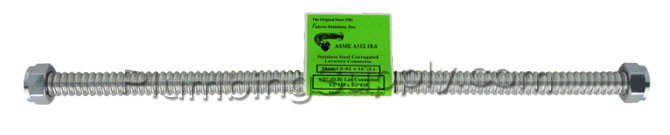 corrugated stainless steel flex hose