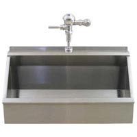 stainless steel trough urinal
