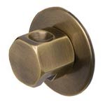 Steam-Whirl steam head and escutcheon in Antique Brass finish