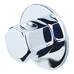 Steam-Whirl steam head and escutcheon in Polished Chrome finish