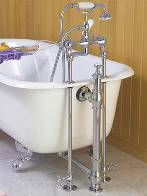 Rigid Supply Lines & Accessories for Clawfoot Bathtubs