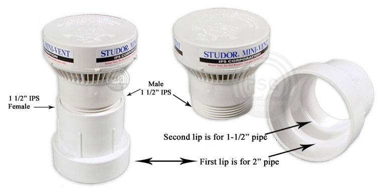 venting plumbing for diagram Admittance  Home Vents    Auto Vents Sewer Valves Air
