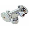 Double handle angle stop