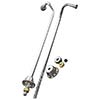 Offset bathtub supplies