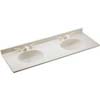 Swanstone Ellipse double bowl integral vanity sink