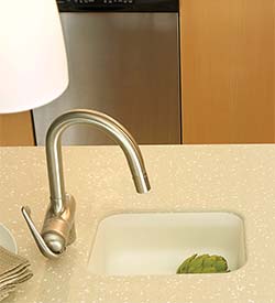 Swanstone single bowl undermount kitchen sink