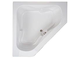 Swirl-Way Ambria corner bathtub
