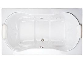 Swirl-Way Heathrow rectangular bathtub