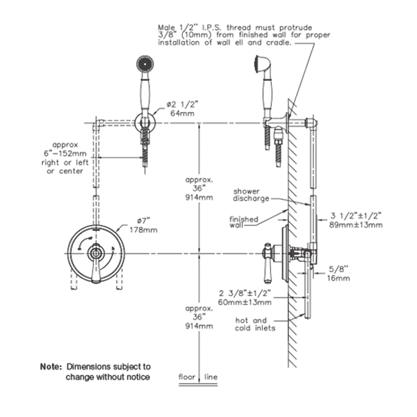 Symmons Degas Tub Shower Systems