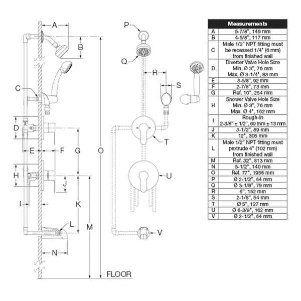 Symmons Identity Tub/Shower Systems