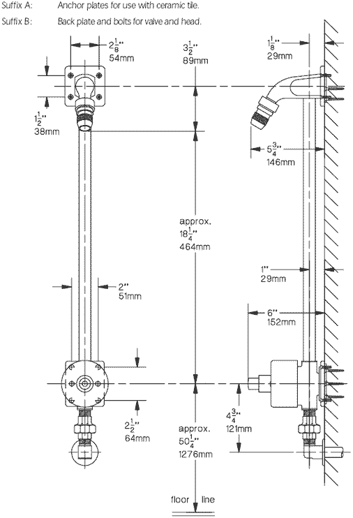 Showeroff® metering showers self closing shower systems