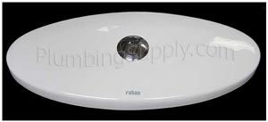FABAC White toilet tank lid