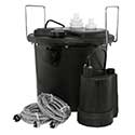 Hard water/scale removal system for tankless water heaters