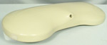 Case 100 French Vanilla Kidney toilet tank lid