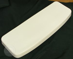 Toilet tank lid set white