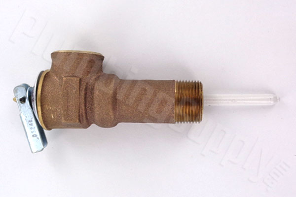 Extended shank T & P valve