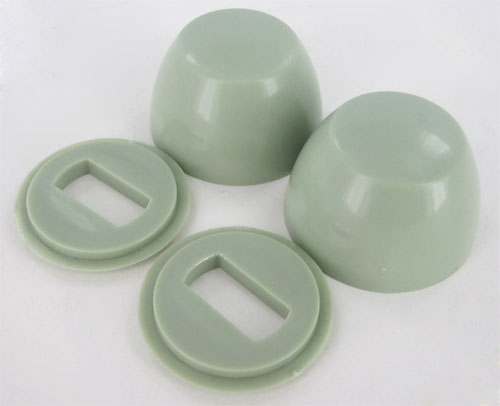 Replacement Toilet Bowl Bolt Caps and Tops in many colors