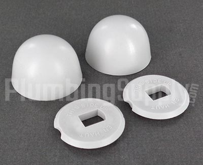 Ice Grey toilet bolt covers