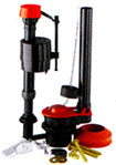 Complete toilet tank kit