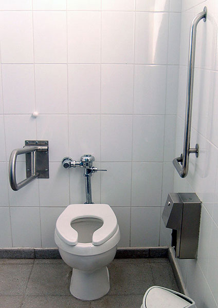 Grab bars can help prevent falls