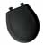 Replacement Round Toilet Seat For American Standard Rise And Shine Seats with Slow Close Hinges - Black/Onyx