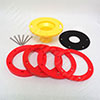 toilet flange spacer system
