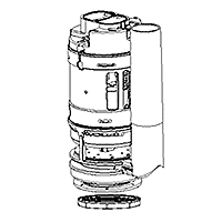 Toto dual flush valve assembly THU737R-A