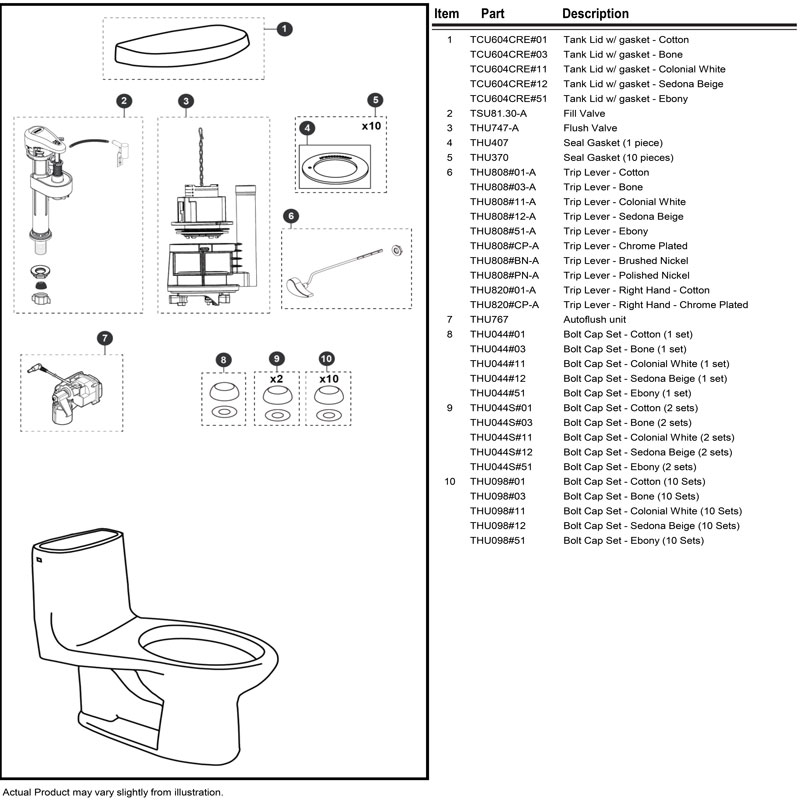 Parts diagram for Ultramax II CST604
