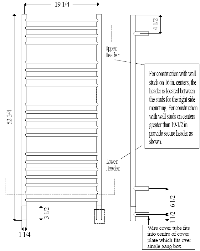 Electric Towel Warmers Towel Rails For Hotels Guesthouses