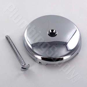 Single Hole Overflow Faceplate