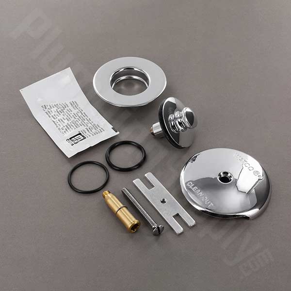 thumbnail image 2 of Bathtub Plate Screws Chrome Zinc Bathtub Drain Overflow Plate Cover - Single Hole Chrome Plated Zinc Alloy Replacement For Standard Tubs Drain Overflow Cover 2 of 14