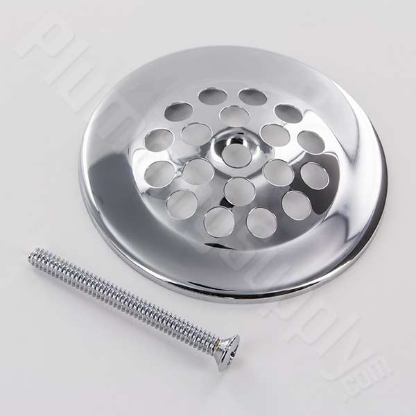 Tub Drain Strainer Trim Kit with Drain Body - Polished Chrome