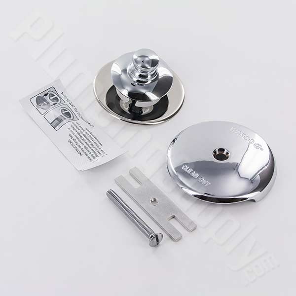 Tub Drain Strainer Trim Kit with Drain Body - Polished Chrome