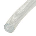 Clear braided vinyl tubing