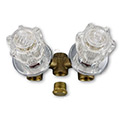 Shower stall faucet body