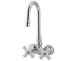 Old fashioned gooseneck tub spout