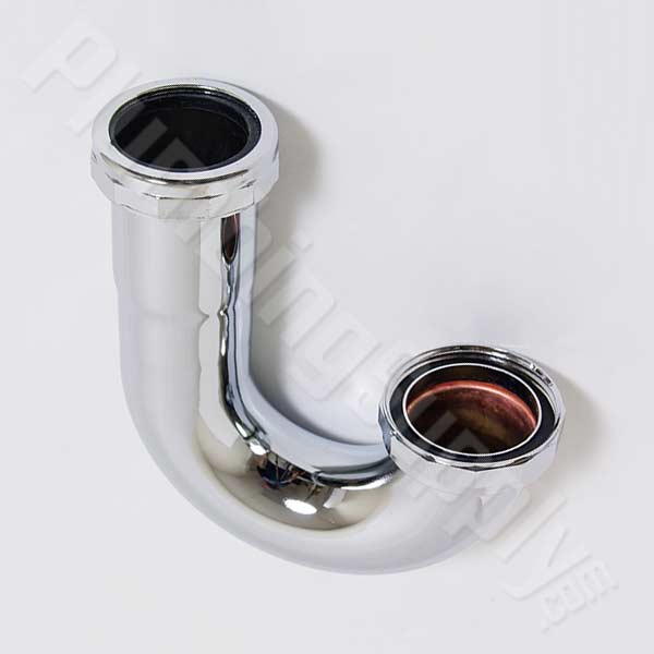 Chrome Backwards J-Bend