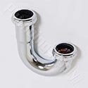 Chrome-plated J-bend