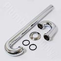 Chrome-plated s-trap