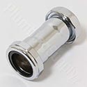 Chrome-plated slip joint union connection