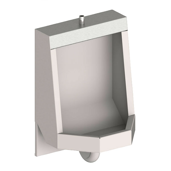 stainless steel urinal #7110 & 7115 - click for larger view