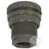 Gray PVC heavy duty bulkhead fitting